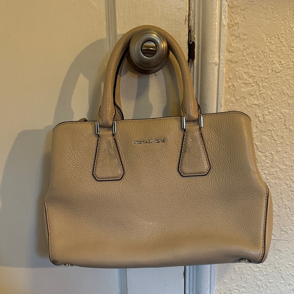 Michael Kors Tan Leather Satchel